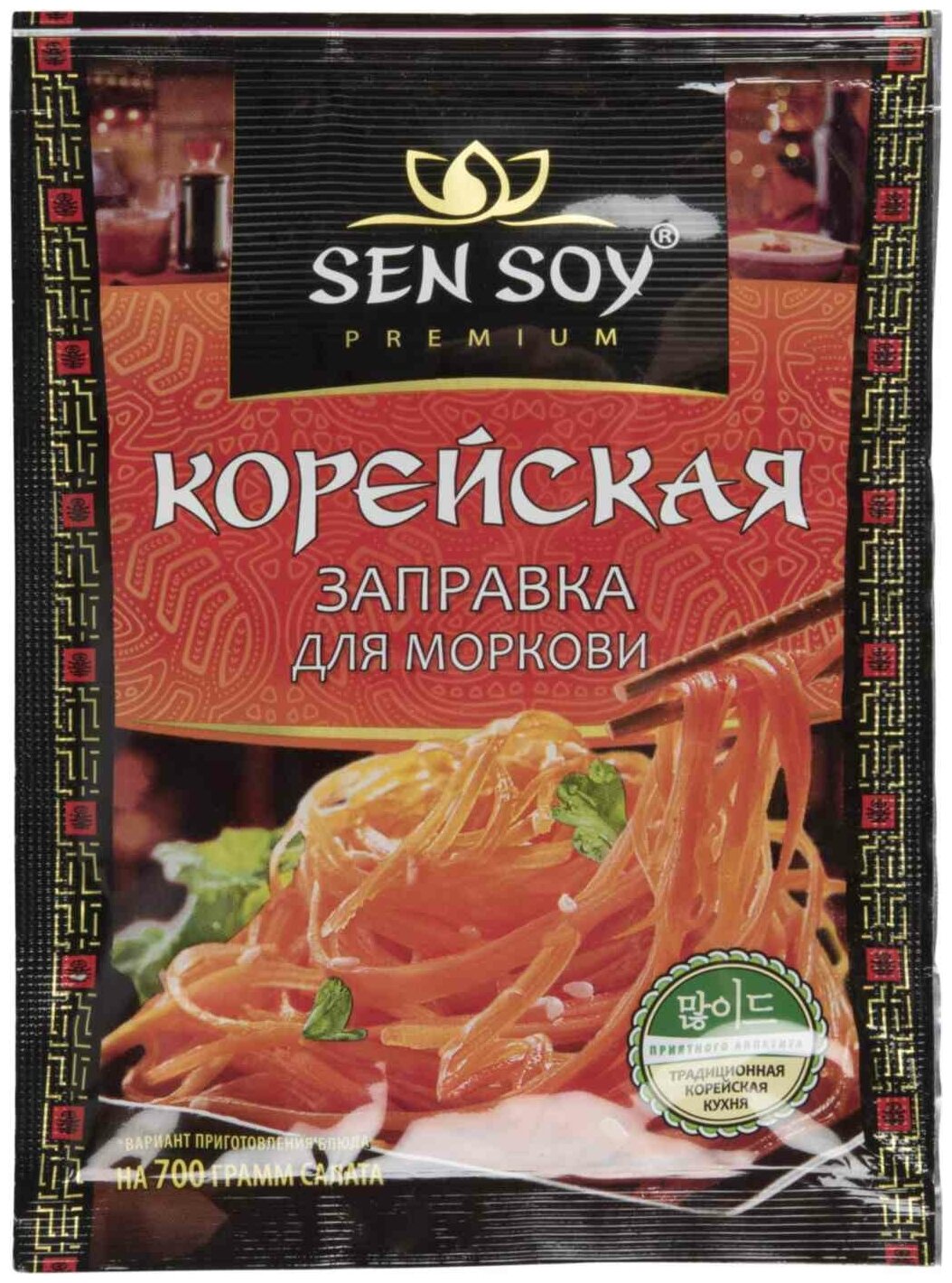 Заправка Sen Soy Корейская для моркови 47% 80г Состра - фото №3