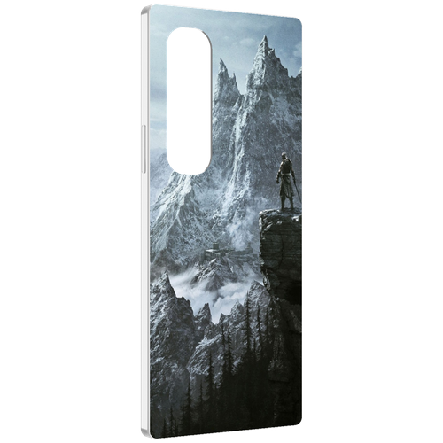 Чехол MyPads The Elder Scrolls V Skyrim для Samsung Galaxy Z Fold 4 (SM-F936) задняя-панель-накладка-бампер чехол mypads the outer worlds для samsung galaxy z fold 4 sm f936 задняя панель накладка бампер