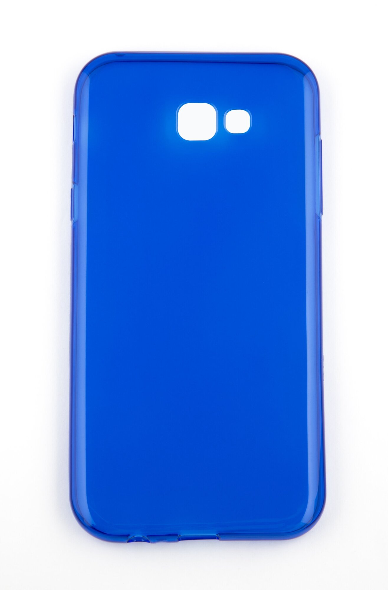 Защитный чехол-бампер на Samsung Galaxy A7 2017/Самсунг Гэлэкси А7 чехол, силикон синий