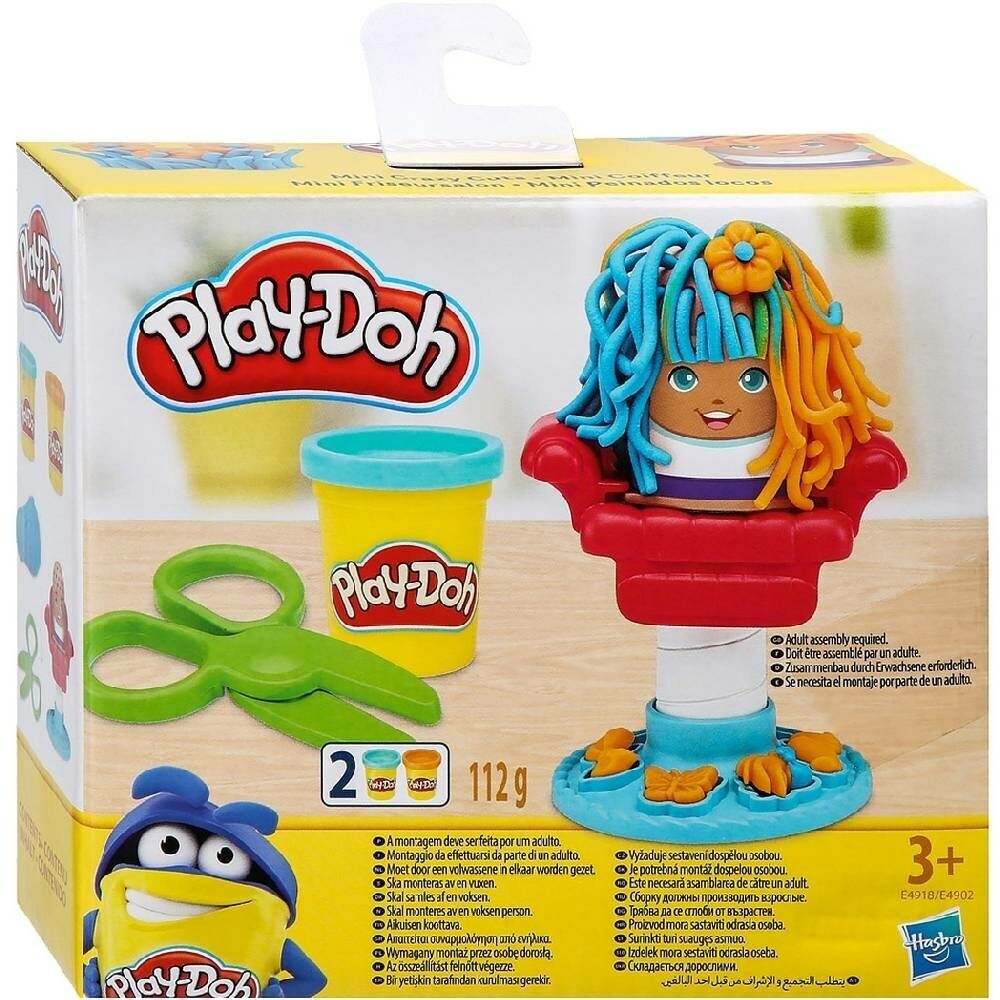 Игровой мини-набор Play-Doh Crazy Cuts (E4918) - фото №3