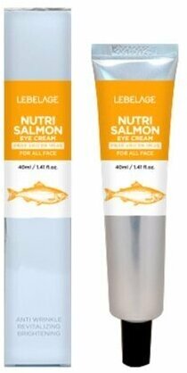 Крем для области вокруг глаз Lebelage Nutri Salmon с маслом лосося 40мл Mido Cosmetics - фото №18