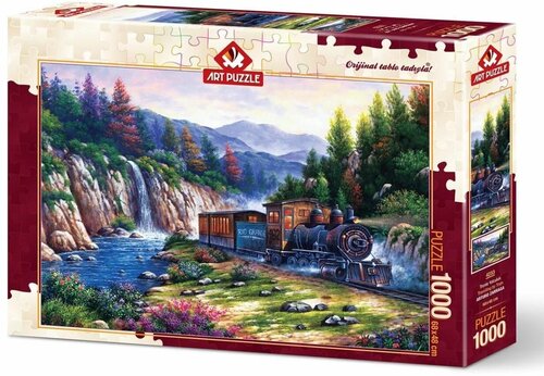 Пазл Art Puzzle 1000 деталей: Путешествие на поезде
