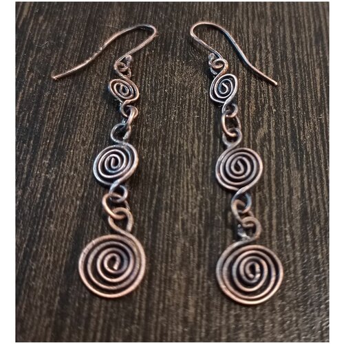 Серьги авторские Спираль