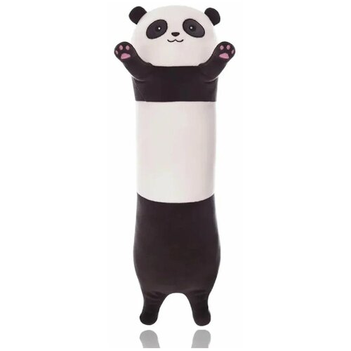Мягкая игрушка подушка плюшевая длинная Панда / Panda Long / Панда батон 90 см, Panawealth Inter Holdings, черный, искусственный мех/плюш, male  - купить