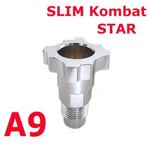 Переходник (адаптер) одноразовых стаканов PPS для краскопультов SLIM KOMBAT, STAR, 16 х 1.5 внешняя резьба