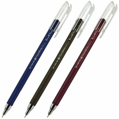 Ручка шариковая BRUNO VISCONTI PointWrite, синяя, Original, корпус ассорти, линия письма 0,38 мм, 20-0210