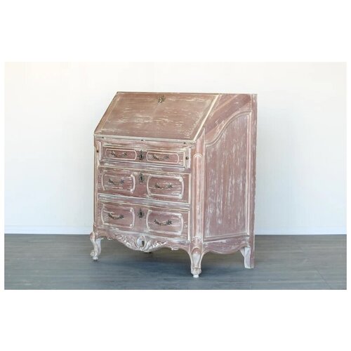 Винтажный провинциальный письменный стол в французском стиле 100 х 92 х 56 см