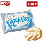 Леденцовая карамель с молочным вкусом Кремка, KDV, 500 гр - изображение