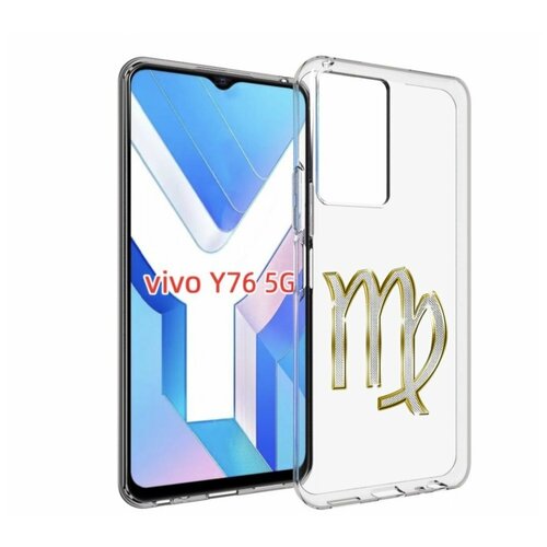 Чехол MyPads знак-зодиака-дева-6 для Vivo Y76 5G задняя-панель-накладка-бампер