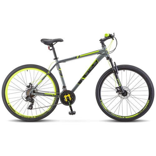 Велосипед горный STELS Navigator-900 MD 29 рама 17,5 F020 Модельный год 2021 серый/жёлтый