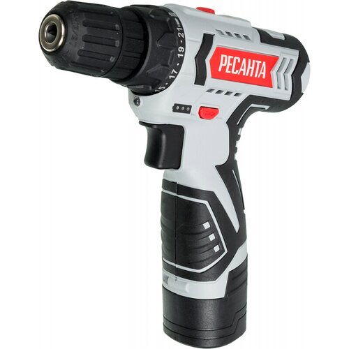 Дрель-шуруповерт аккумуляторная РЕСАНТА ДА-12-2ЛК 75142 602000₽