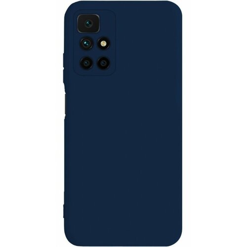 Накладка силиконовая Silicone Cover для Poco M4 Pro 5G / Xiaomi Redmi Note 11S 5G синяя чехол накладка krutoff soft case медвежонок для xiaomi poco m4 pro черный