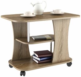 Журнальный столик СЖ Тип 2, Дуб Сонома Трюфель, кофейный, чайный, столик для ноутбука, стол