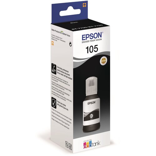 Чернила Epson C13T00Q140, 8000 стр, черный матовый