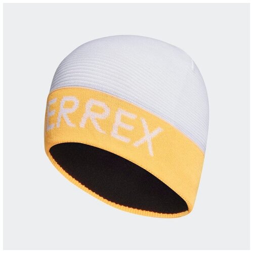 Шапка Adidas TX LOGO BEANIE WHITE/SOGOLD Унисекс FT6078 OSFM