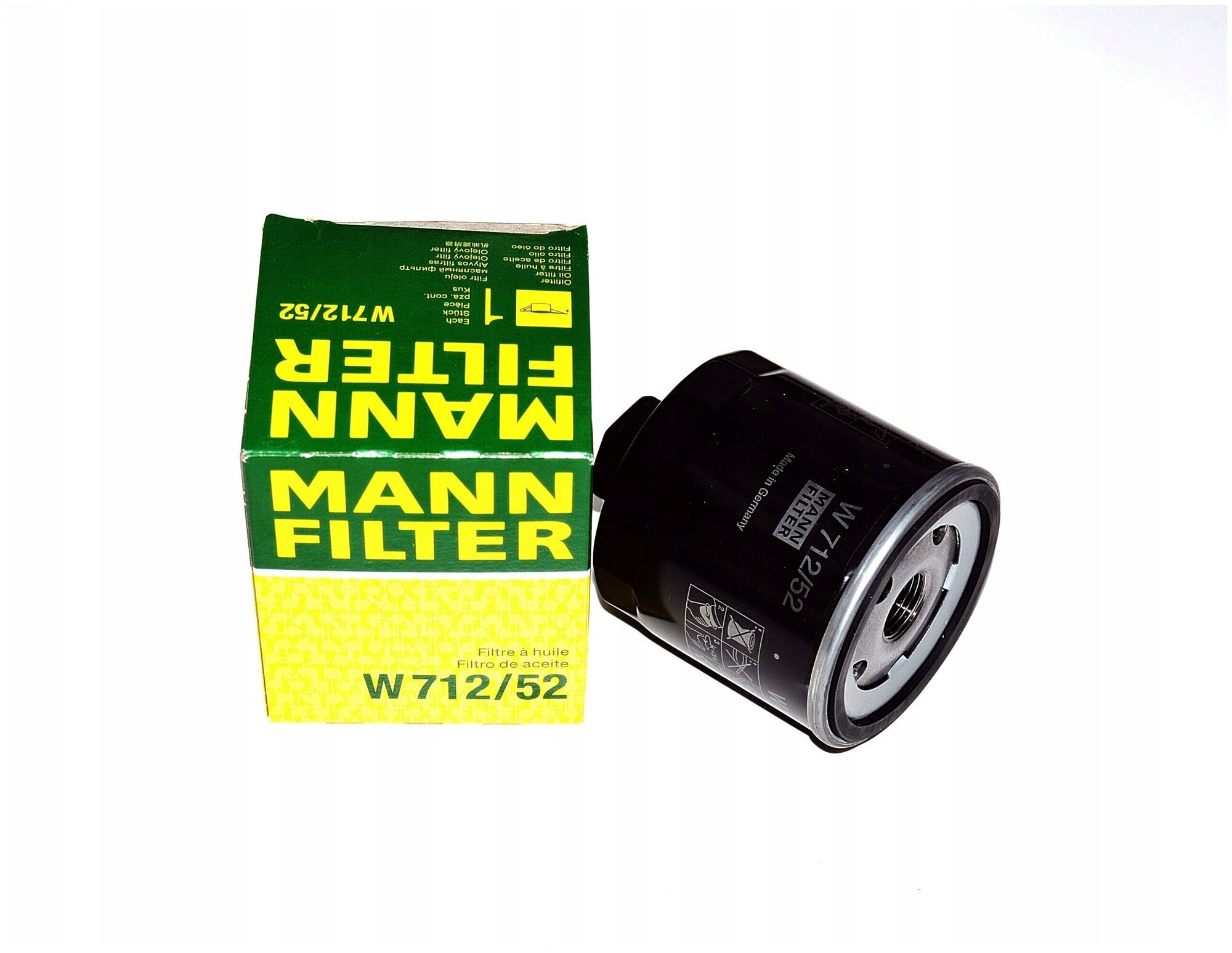 MANN-FILTER W 712/52 Фильтр масляный