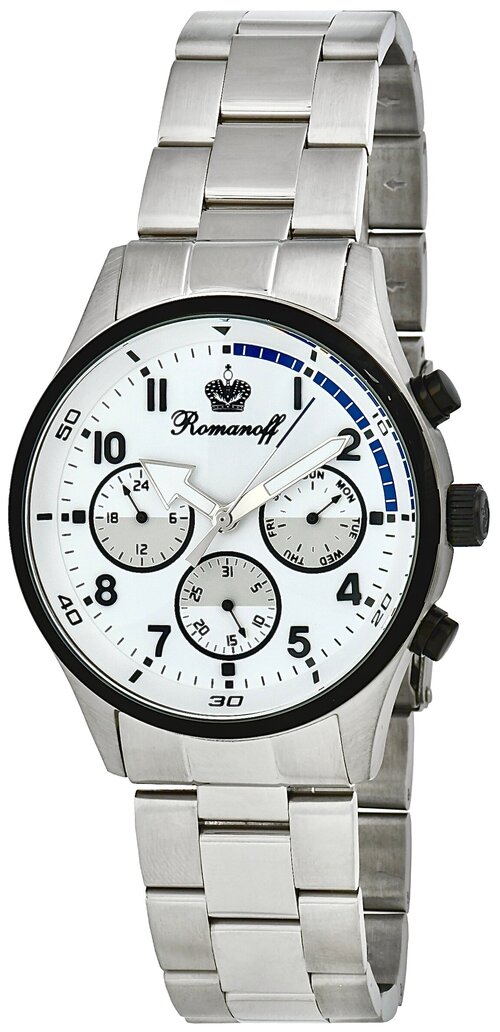Наручные часы Romanoff Модель 4595GG1, серебряный, белый