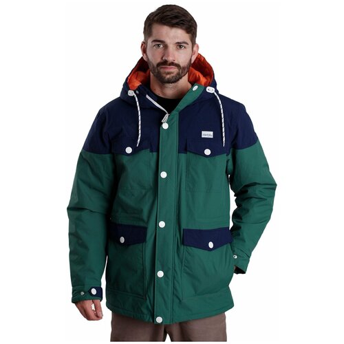 Куртка-парка Iriedaily Insulaner Parka (L сине-коричневый)