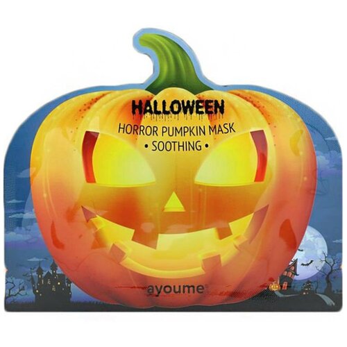 Маска успокаивающая с экстрактом тыквы AYOUME Halloween Horror Pumpkin Mask Soothing маска карбокситерапия ayoume carboxy esthetic mask