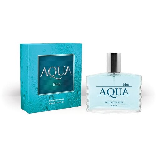 Купить Туалетная вода мужская Aqua Blue, 100 мл, Delta Parfum