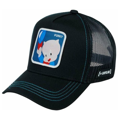 фото Бейсболка с сеточкой capslab cl/loo3/1/por2 looney tunes porky pig, размер one
