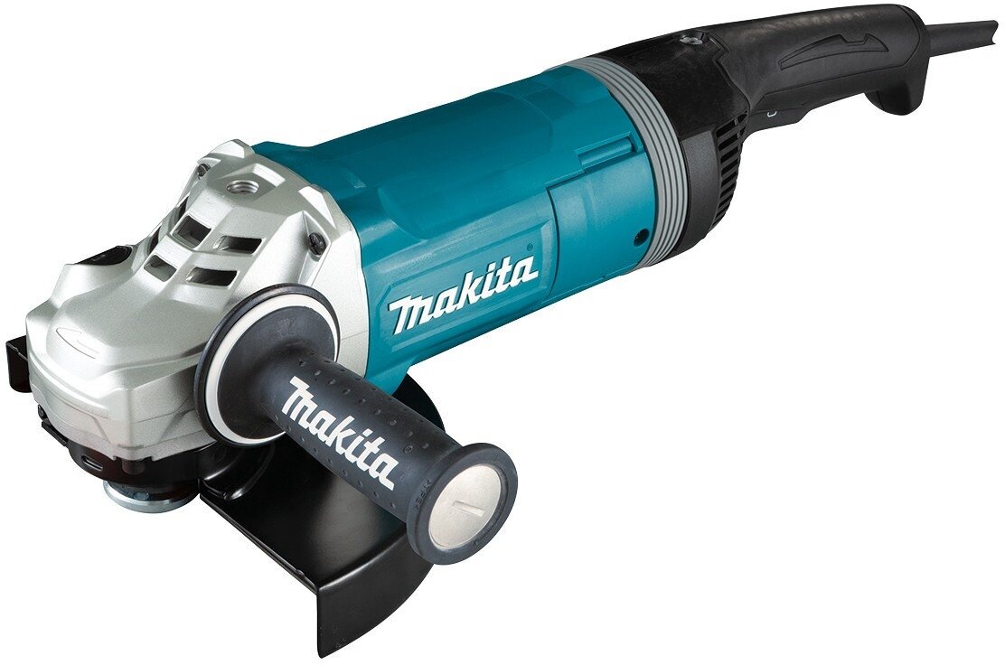 Углошлифмашина/230 Makita GA9080 X1 (2700Вт, 6600об/мин, плавн.пуск,антирестарт, расцеп. муфта)6.5кг - фотография № 1