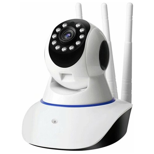 Камера видеонаблюдения IP камера видеонаблюдения wifi видеоняня поворотная ночной режим датчики движения и звука встроенный микрофон UP 122400₽