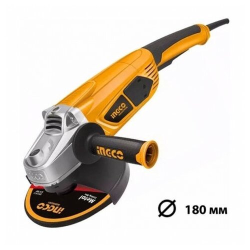 Шлифмашина угловая INGCO AG200018 2000Вт 180мм 904000₽