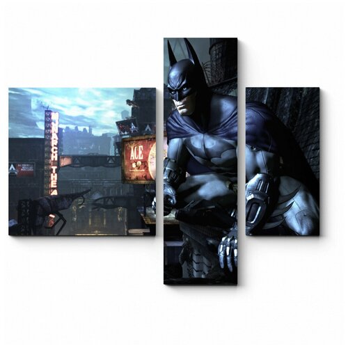 Модульная картина Бэтмен охраняет покой города 140x116