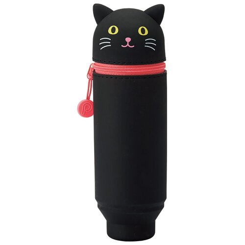 Пенал-тубус малый школьный, детский «Черный кот»