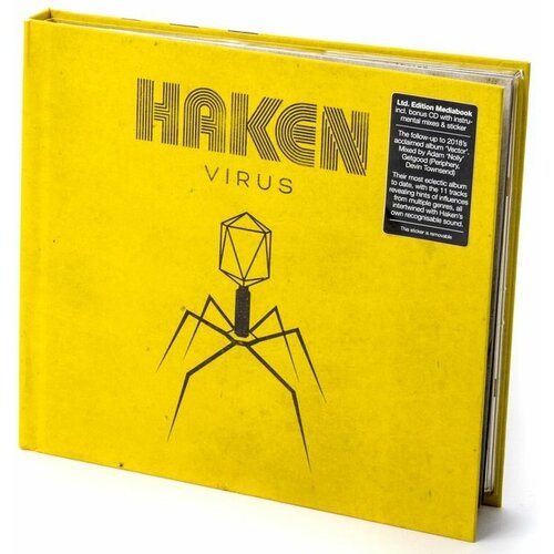 dubbelzijdig zelfklevende haken muur hanger transparante zuignap sucker haak dubbele kleefband muur haken dropshipping Компакт-Диски, Inside Out Music, HAKEN - Virus (2CD)