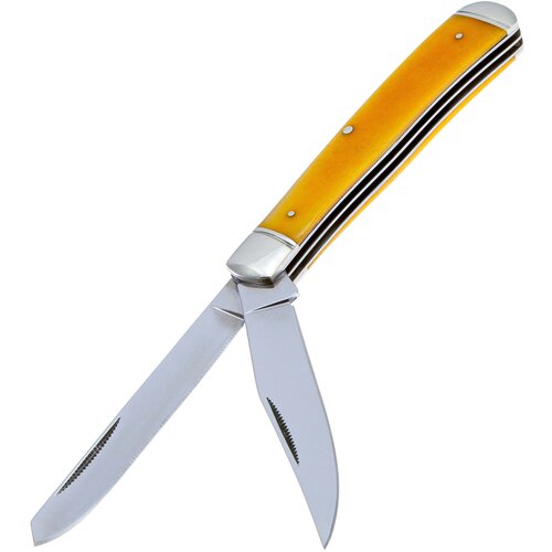 Нож Cold Steel FL-TRPR-Y Trapper нож mini tac bowie 8cr13mov grivory 49hcf от cold steel