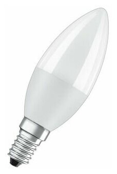 Лампа светодиодная LED Value LVCLB60 7SW/830 свеча матовая E14 230В 10х1 RU | код 4058075578883 | LEDVANCE (100шт. в упак.)