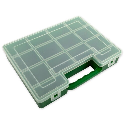 Gamma Коробка для шв. принадл. OM-007 пластик 27.3 x 22 x 5 см салатовый