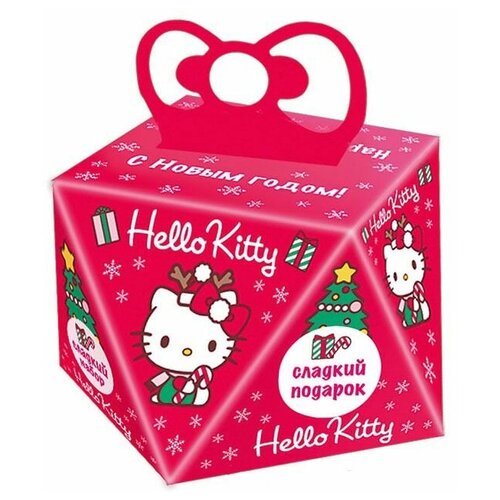 Подарок новогодний сладкий Hello Kitty, 182 г, 2 шт