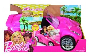 Автомобиль Barbie автомобиль кабриолет Корвет (DVX59), розовый