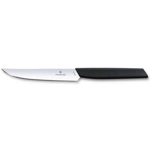Нож кухонный для стейков 12см Victorinox Swiss Modern - Черный (6.9003.12)