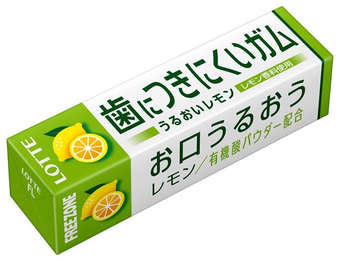 Жевательная резинка Lotte Freezone со вкусом лимона (Япония), 25,2 г (15 шт) - фотография № 3