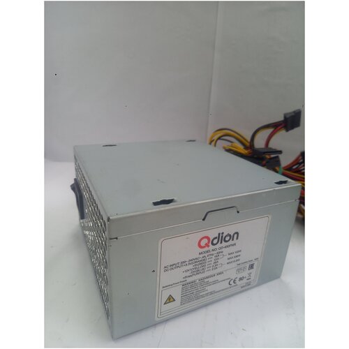 Блок питания QDION QD-450PNR 450W ATX 242x4668пин 432300₽