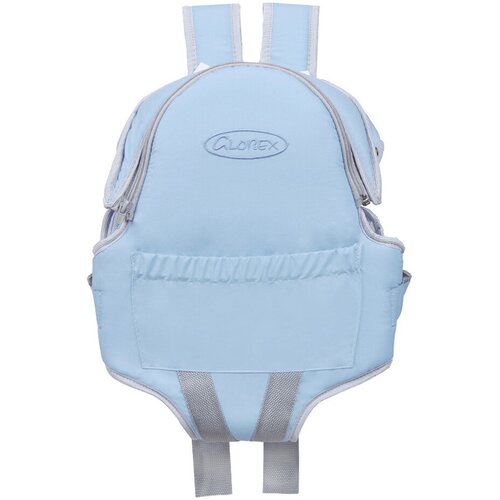 Слинг-рюкзак для переноски детей Панда NEW, голубой