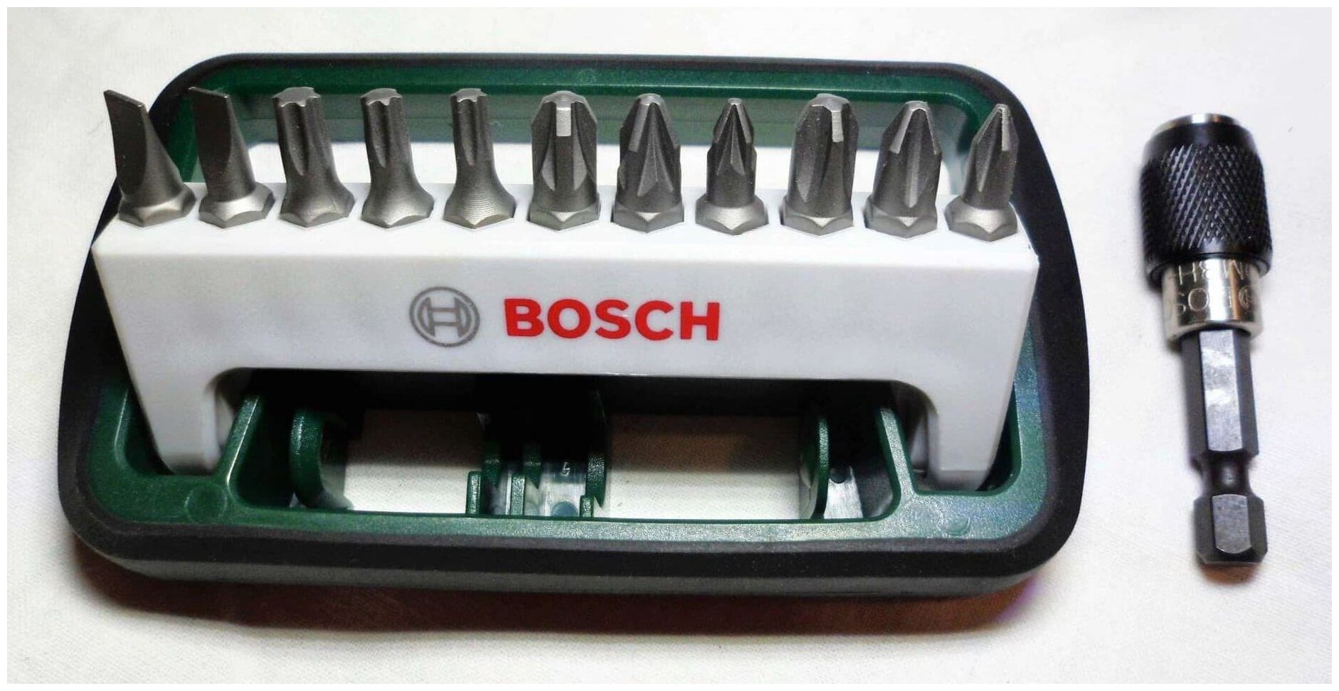 Набор 12 бит PH/PZ/TORX/SL/ HEX XH BOSCH 2608255995 - фотография № 5