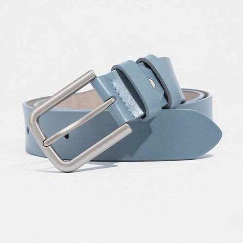 фото Ремень сима-ленд, размер 110, голубой сима-лэнд