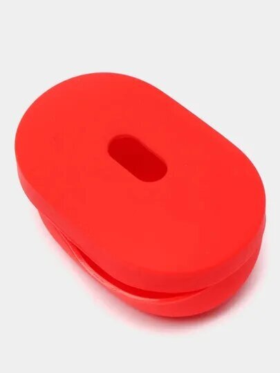 Силиконовый чехол для беспроводных наушников Xiaomi Redmi AirDots, AirDots 2/ S, Xiaomi Mi True Wireless Earbuds Basic, Earbuds Basic 2, S, красный