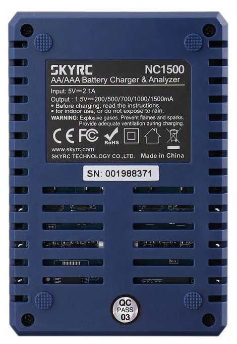 Зарядное устройство NiMh NC1500 SkyRC - фото №4