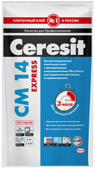Клей для плитки и камня Ceresit CM 14 Экспресс 5кг