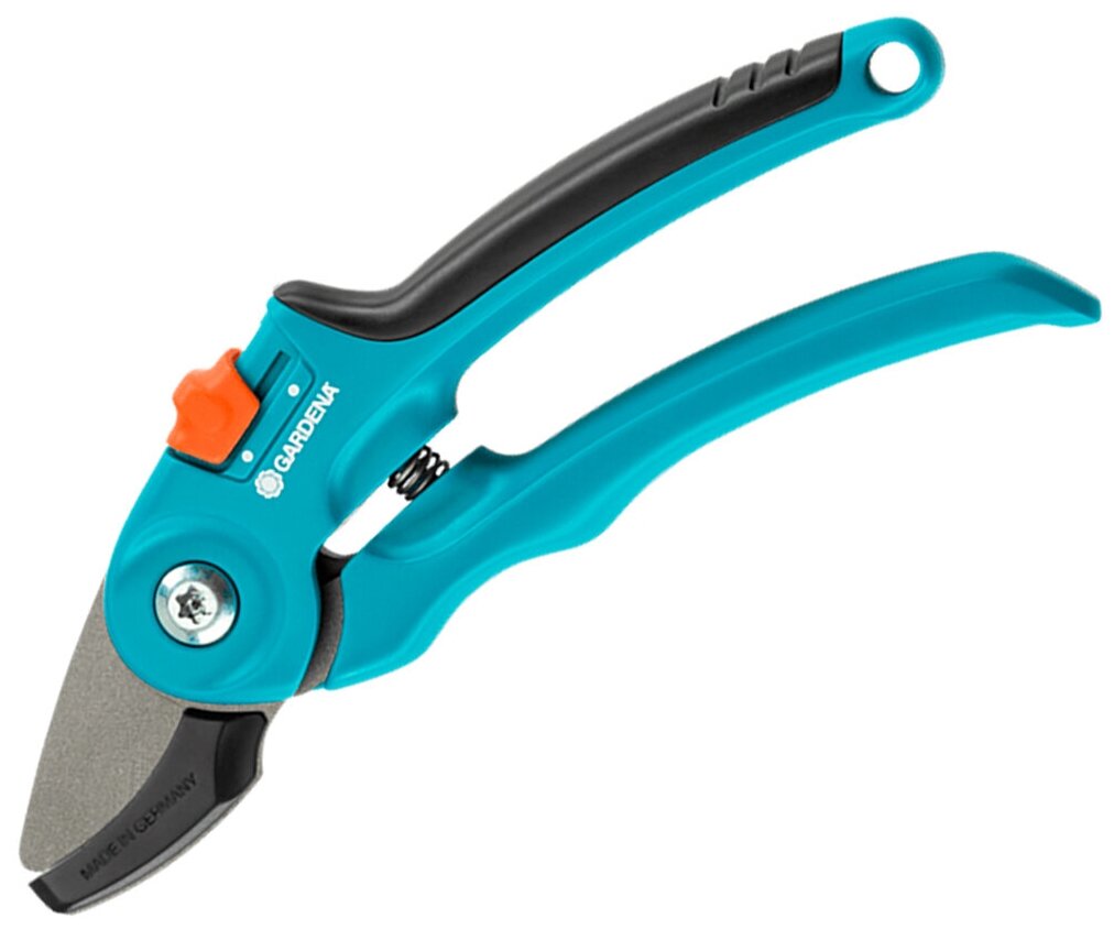 фото Секатор с наковаленкой Gardena A/S, двухкомпонентные рукоятки, диаметр реза 18 мм