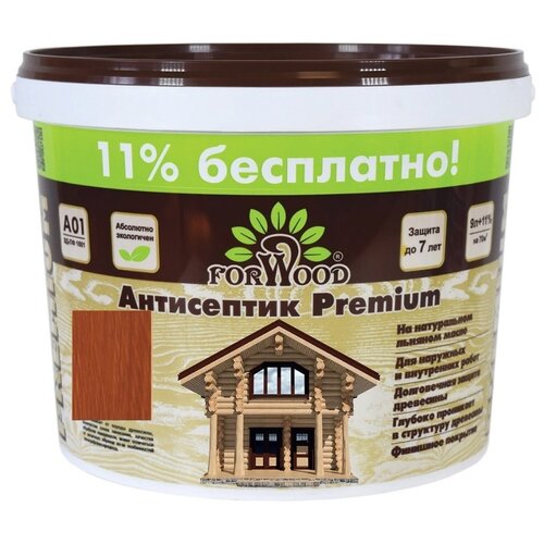 FORWOOD антисептик Антисептик Premium, 3 кг, 3 л, вишня