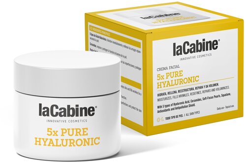 Крем для интенсивного увлажнения с гиалуроновой кислотой, laCabine, 5 х Pure hyaluronic, 50 мл