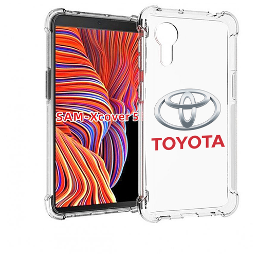 чехол mypads toyota тойота 3 для samsung galaxy xcover pro 2 задняя панель накладка бампер Чехол MyPads toyota-тойота-4 мужской для Samsung Galaxy Xcover 5 задняя-панель-накладка-бампер