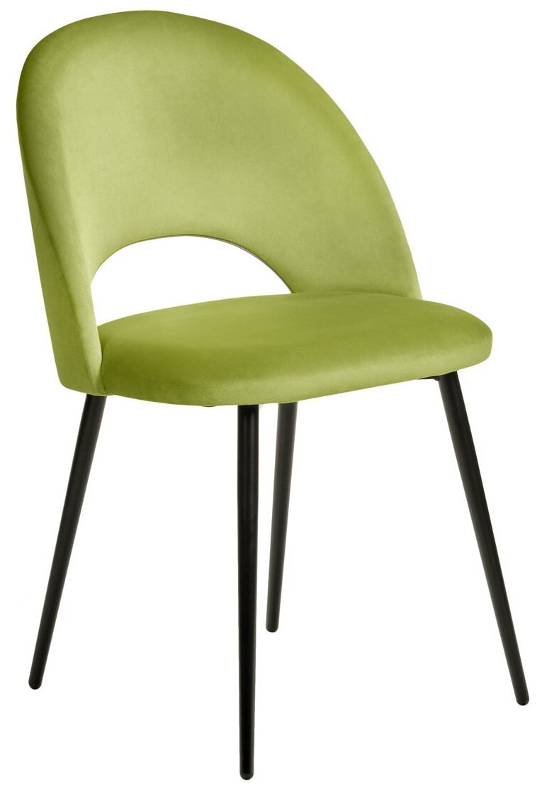 Стул Leo светло-зелёный/ Стулья для кухни / Стулья кухонные со спинкой / Мебель / Стул мягкий / Стул кресло / Стул обеденный